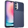 Mobigear Groove Coque Samsung Galaxy A24 Coque arrière en TPU Souple - Bleu