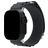 Mobilize Alpine Bracelet Nylon Apple Watch Fermeture boucle ardillon - 49/46/45/44 mm - Dark Grey
