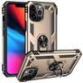 Mobigear Armor Ring Coque iPhone 14 Pro Max Coque arrière Rigide Anti-Chocs avec Anneau-Support - Or