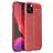 Mobigear Luxury Coque iPhone 12 Pro Max Coque arrière en TPU Souple - Rouge