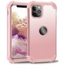 Mobigear Ultra Tough Coque iPhone 11 Pro Coque arrière Rigide Anti-Chocs - Rose doré