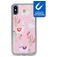 My Style Magneta Coque iPhone XS Coque arrière en TPU Souple - Pink Alpaca