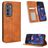 Mobigear Sensation Housse Motorola Edge (2022) Etui Porte-Monnaie - Marron