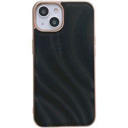 Mobigear Wavy iPhone 14 Plus Plastique rigide Coque arrière - Noir