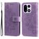 Mobigear Flowers Housse OnePlus 15 Etui Porte-Monnaie - Violet