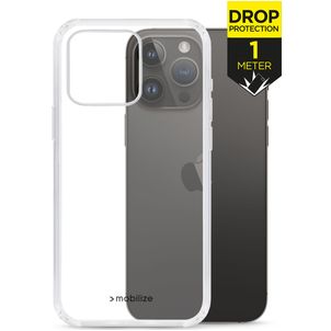Mobilize Naked Protection Coque Transparente iPhone 14 Pro Max Coque arrière Rigide Anti-Chocs - Transparent