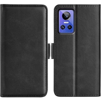 Mobigear Slim Magnet Housse Realme GT Neo 3 Etui Porte-Monnaie - Noir