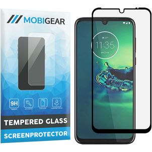 Mobigear Premium Motorola Moto G8 Plus Verre trempé Protection d'écran - Compatible Coque - Noir