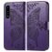 Mobigear Butterfly Housse Sony Xperia 5 IV Etui Porte-Monnaie - Violet