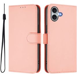 Mobigear Urban Wallet Housse iPhone 16 Plus Etui Porte-Monnaie - Rose