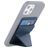 Mobigear Folding Snap-On - Porte Cartes en - 3 Cartes - Compatible MagSafe - Dark Blue