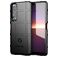 Mobigear Rugged Shield Coque Sony Xperia 1 III Coque arrière en TPU Souple Anti-Chocs - Noir