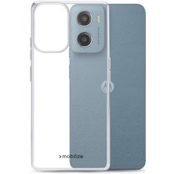 Mobilize Gelly Case Coque Transparente Motorola Moto E15 Coque arrière en TPU Souple - Transparent