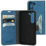 Mobiparts Classic Wallet Housse Samsung Galaxy S23 Etui Porte-Monnaie - Steel Blue