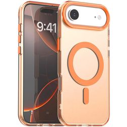 Mobigear Shockproof Coque iPhone Air MagSafe Coque arrière Rigide - Orange