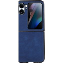 Mobigear Excellent OPPO Find N2 Flip Plastique rigide Coque arrière - Bleu
