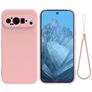 Mobigear Colors Coque Google Pixel 9 Pro XL Coque arrière en TPU Souple - Rose