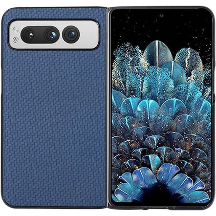 Mobigear Race Coque Google Pixel Fold Coque arrière Rigide - Bleu