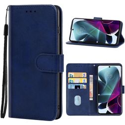 Mobigear Wallet Housse Motorola Moto G200 5G Etui Porte-Monnaie - Bleu