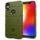 Mobigear Rugged Shield Coque Motorola One Power Coque arrière en TPU Souple Anti-Chocs - Vert