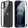 Valenta Full Cover Coque iPhone 12 Mini Coque arrière en Verre trempé Anti-Chocs - Noir