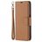 Mobigear Excellent Housse Samsung Galaxy A12 Etui Porte-Monnaie - Cognac