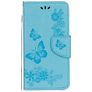 Mobigear Butterfly Housse iPhone X Etui Porte-Monnaie - Bleu