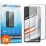 Mobigear Premium Realme GT Neo 3 Verre trempé Protection d'écran - Compatible Coque - Noir (Lot de 2)