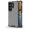 Mobigear Honeycomb Coque Samsung Galaxy S26 Ultra Coque arrière Rigide Anti-Chocs - Noir