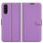 Mobigear Classic Housse Sony Xperia 10 III Etui Porte-Monnaie - Violet