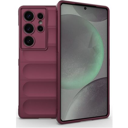 Mobigear Bumpy Coque Samsung Galaxy S25 Ultra Coque arrière en TPU Souple - Rouge