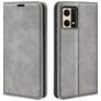 Mobigear Retro Slim Housse OPPO Reno 7 4G Etui Porte-Monnaie - Gris