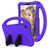 Mobigear AeroArmor Coque Samsung Galaxy Tab A7 Lite Coque de tablette pour enfants avec Poignée Enfants en EVA + Porte-crayon - Violet