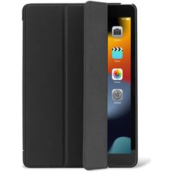 Decoded Textured Slim Coque iPad 10 (2022) Etui en Silicone Souple - Noir