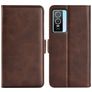 Mobigear Slim Magnet Housse Vivo Y76 Etui Porte-Monnaie - Marron