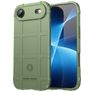 Mobigear Rugged Shield Coque iPhone Air Coque arrière en TPU Souple Anti-Chocs - Vert