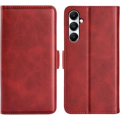 Mobigear Slim Magnet Housse Samsung Galaxy A05 Etui Porte-Monnaie - Rouge
