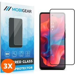 Mobigear Premium Motorola Moto G04s Verre trempé Protection d'écran - Compatible Coque (Lot de 3)