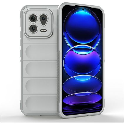 Mobigear Bumpy Coque Xiaomi 13 Coque arrière en TPU Souple - Gris