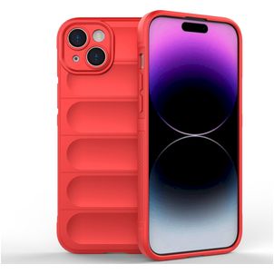 Mobigear Bumpy Coque iPhone 15 Plus Coque arrière en TPU Souple - Rouge