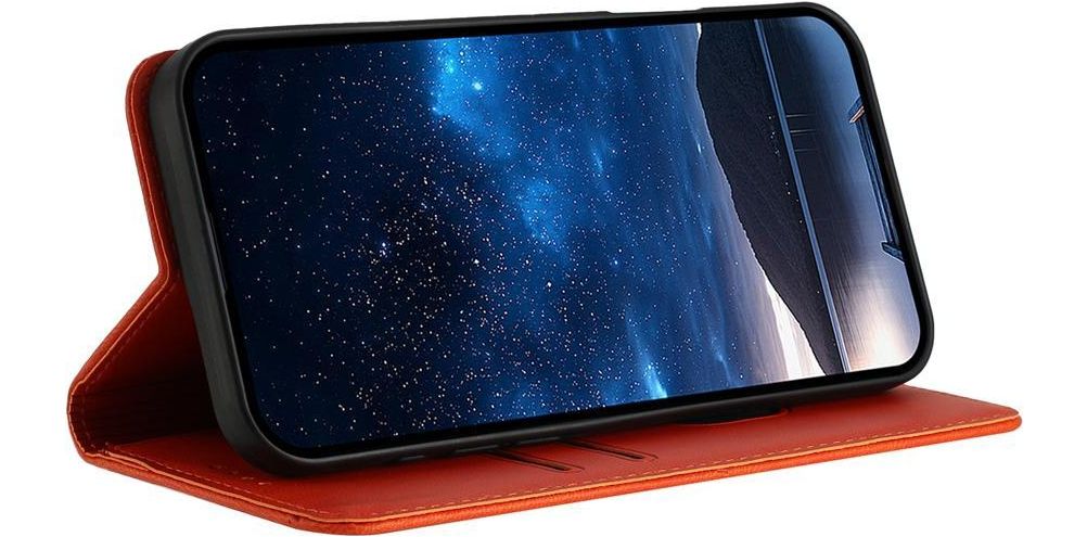 Coque Portefeuille Magnétique Pour IPhone 17 Pro Max - Cuir PU, TPU Souple, Support Intégré, 3 Poches Cartes
