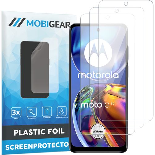 Mobigear Motorola Moto E32 Protection d'écran Film - Compatible Coque (Lot de 3)