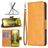 Mobigear Excellent Housse Motorola Moto E32s Etui Porte-Monnaie - Cognac