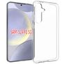 Mobigear Cushion Coque Transparente Samsung Galaxy S24 FE Coque arrière en TPU Souple - Transparent