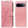 Mobigear Flowers Housse Google Pixel 11 Pro XL Etui Porte-Monnaie - Rose
