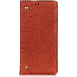 Mobigear Ranch Housse HTC Desire 20 Pro Etui Porte-Monnaie - Marron