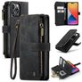Caseme C30 Housse iPhone 14 Pro Etui Porte-Monnaie - Noir