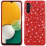 Mobigear Glitter Coque Samsung Galaxy A54 Coque arrière Rigide - Rouge