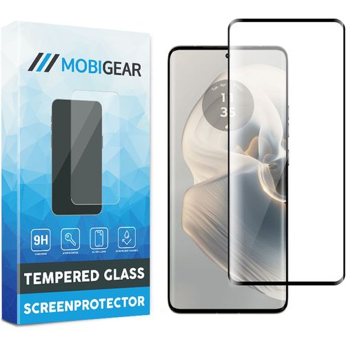 Mobigear Premium Motorola Edge 50 Pro Verre trempé Protection d'écran - Compatible coque - Noir