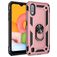 Mobigear Shockproof Case Magnetic Ring Rose Gold Samsung Galaxy A01